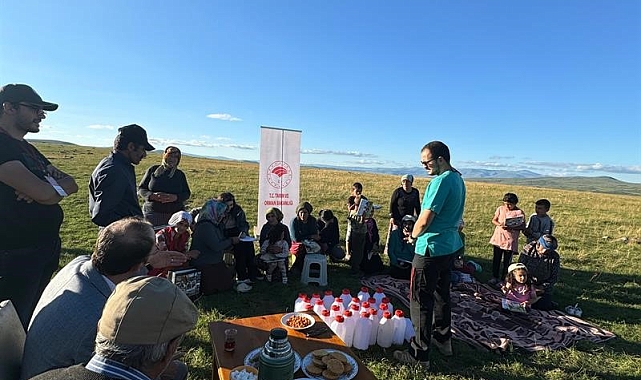 &#039;Yayla Okulu Projesi&#039; kapsamında yaylada bulunan kadın üreticilere eğitim verildi