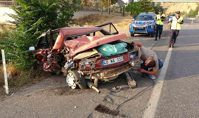 Yozgat&#039;ta trafik kazası: 2 yaralı