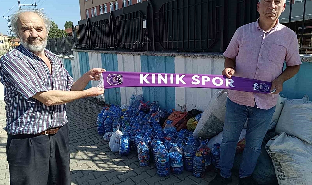 1 yılda topladıkları 200 kilo mavi kapağı tekerlekli sandalye alımı için kullandı