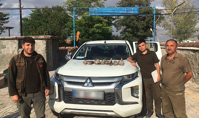 15 kişiye yasa dışı av yapmaktan ceza kesildi