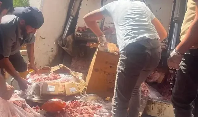 17 ton bozuk tavuk ele geçirildi