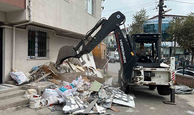 9 ayda 9 bin 884 ton moloz atık toplandı