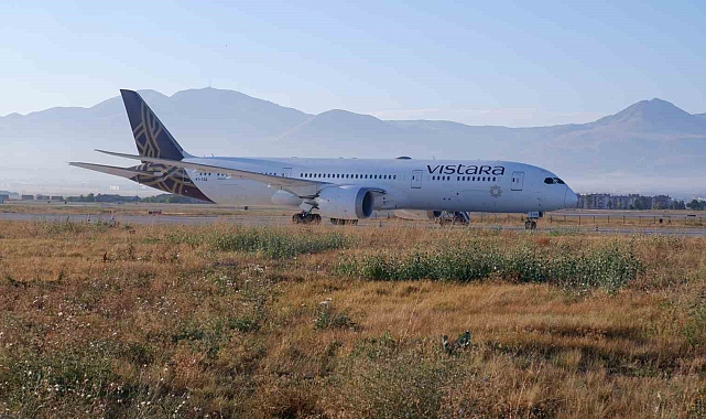 Acil iniş yapmak zorunda kalan Hindistan uçağı yolcularının bekleyişi sürüyor