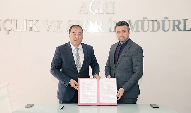 Ağrı Gençlik ve Spor Müdürlüğü 100 kişi için işbirliği protokolü imzalandı