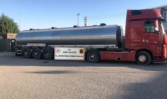 Ağrı&#039;da 13 ton 700 litre kaçak akaryakıt ele geçirildi