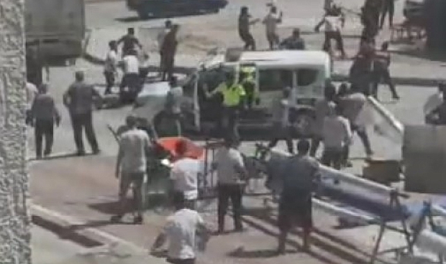 Alacak-verecek meselesi yüzünden çıkan taşlı sopalı kavgaya dönüştü