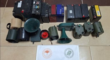 Antalya'da av denetiminde 9 ses cihazı ele geçirildi