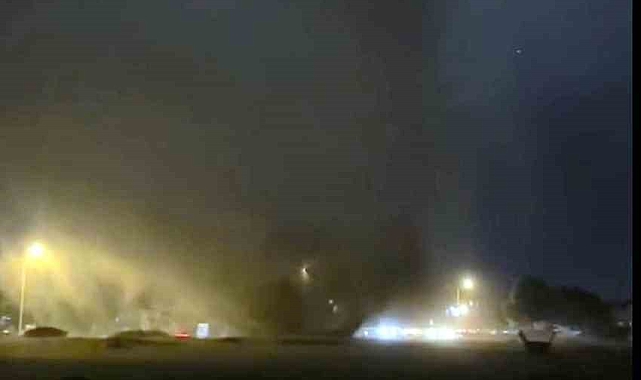 Cankurtaran kulesi yerle bir oldu