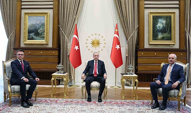 Cumhurbaşkanı Erdoğan, Polonya Meclis Başkanı Holownia&#039;yı kabul etti