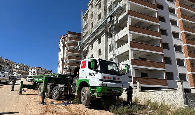Devrilen vincin altında kalan 20 yaşındaki inşaat işçisi hayatını kaybetti