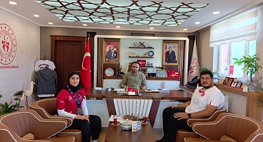 Dünya 2’incisi Demirtaş’tan İl Müdürü Şahin’e ziyaret