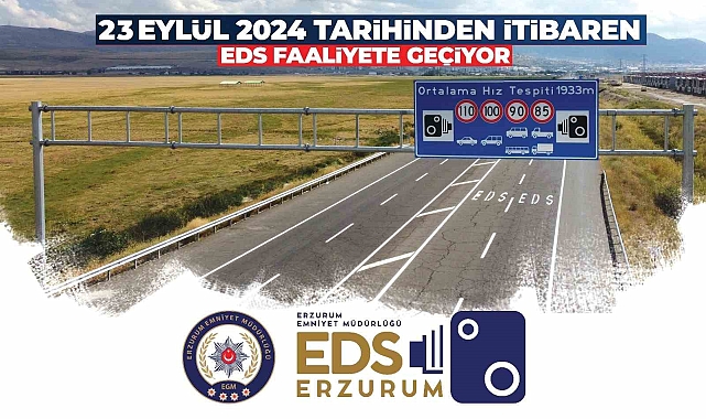 Erzurum&#039;da 15 güzergahta EDS faaliyete geçiyor