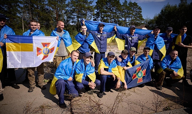 Esir düşen 103 Rus askeri ile 103 Ukrayna askeri takas edildi