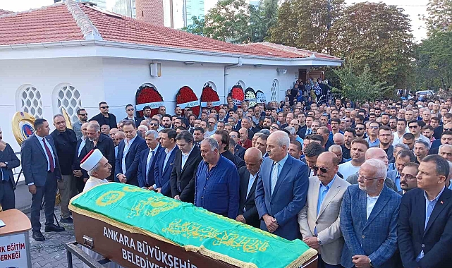 Eski Bakan Kirişci&#039;nin kalp krizi sonucu hayatını kaybeden damadı son yolcuğuna uğurlandı