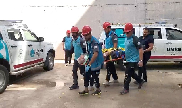 Hastane&#039;de gerçeğini aratmayan tatbikat