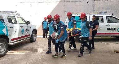 Hastane'de gerçeğini aratmayan tatbikat