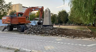 Iğdır’da Haydar Aliyev Parkı'nda yapım çalışmaları başladı