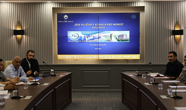 Iğdır’da kuraklığa karşı alınacak tedbirler görüşüldü