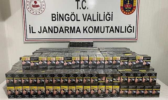 Jandarma Bingöl&#039;de Silah Ve Kaçak Sigara Ele Geçirirdi