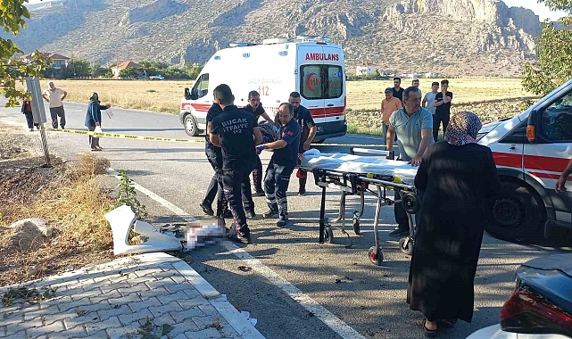 Kontrolden çıkan otomobil takla attı