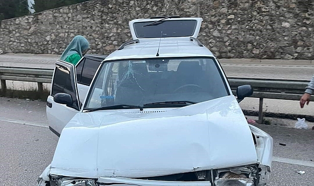 Kullanılmaz hale geldiği kazada burunları bile kanamadı