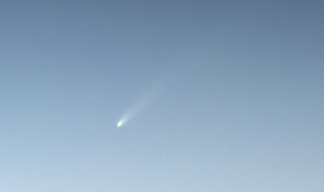 Kuyruklu yıldız 80 bin yıl sonra ilk kez çıplak gözle görüntülendi