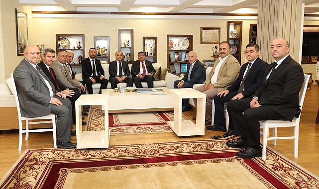 Mehmet Sekmen, Tarım Kredi Holding'in üst yönetim ekibini konuk etti