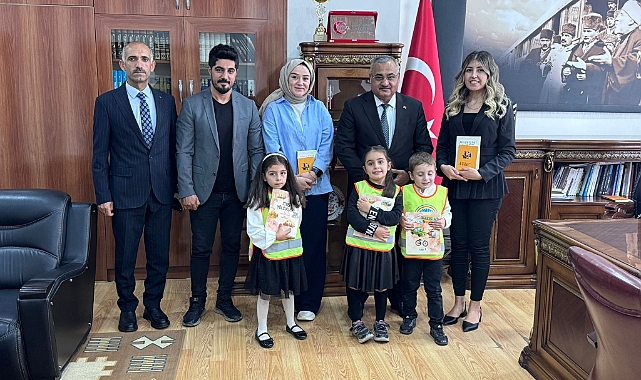 Minik öğrencilerden Iğdır Müftülüğüne ziyaret