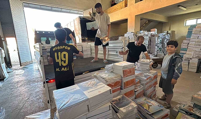 Muş&#039;taki 727 okulda eğitim gören öğrencilere ücretsiz dağıtılmaya başlandı