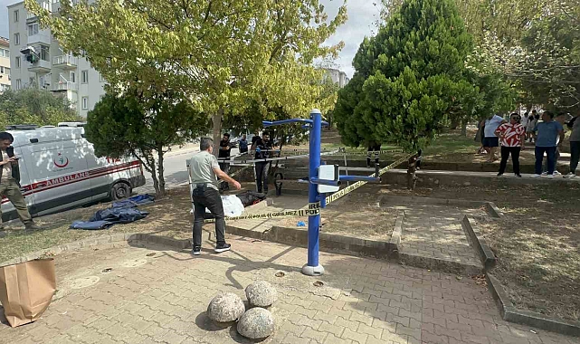 Oturduğu bankta kalp krizi geçirerek hayatını kaybetti