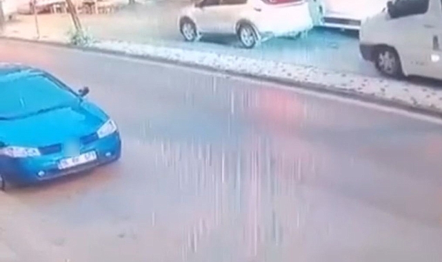 Park halindeki araca çarpıp kaçtı