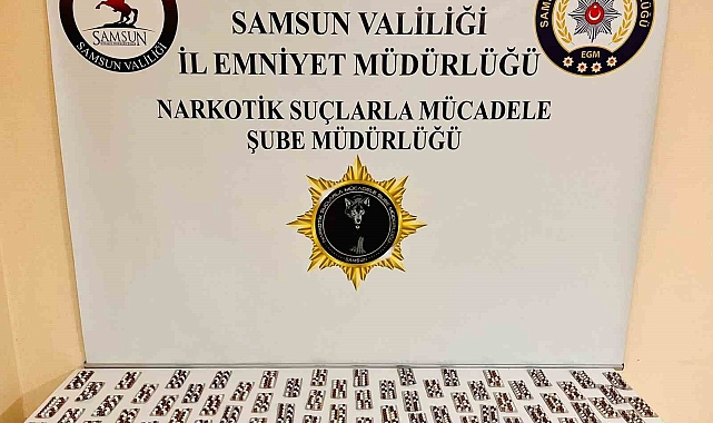 Samsun&#039;da uyuşturucu operasyonunda 2 kişi gözaltına alındı