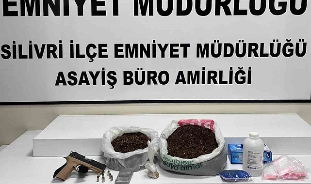 Silivri&#039;de uyuşturucu operasyonunda 2 kişi gözaltına alındı
