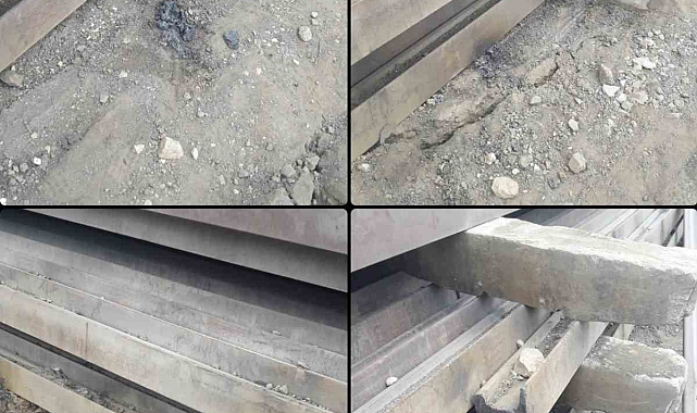 Tren raylarını çalmak istedikleri esnada suçüstü yakalanan 4 şahıs gözaltına alındı