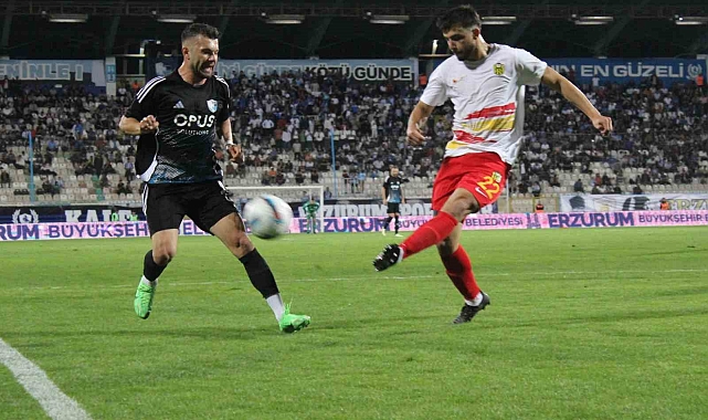Trendyol 1. Lig&#039;in 4. haftasında Erzurumspor FK, sahasında Yeni Malatyaspor&#039;u 3-0 mağlup etti