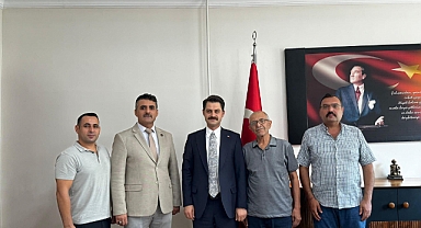 Türk Büro-Sen ve Türk Tarım Orman-Sen’den Tuzluca Kaymakamı Yılmaz’a hayırlı olsun ziyareti