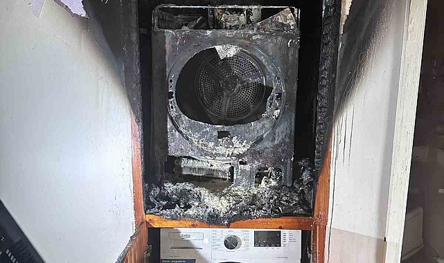 Yangında evde mahsur kalan ve dumandan etkilenen kediyi itfaiye kurtardı