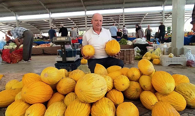 Yetiştirdiği kavun ve patatesle geçimini sağlıyor