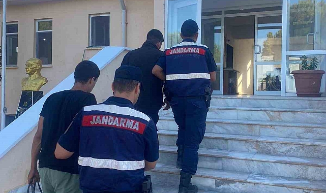 Yunanistan&#039;a yüzerek geçmeye çalışan 2 düzensiz göçmen jandarmaya takıldılar