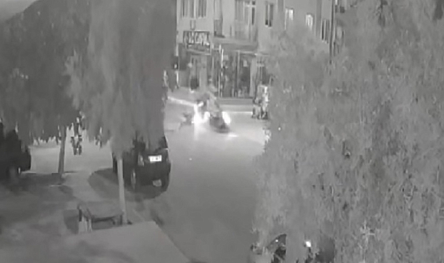 17 yaşındaki motosiklet sürücünün ölüm anı kamerada
