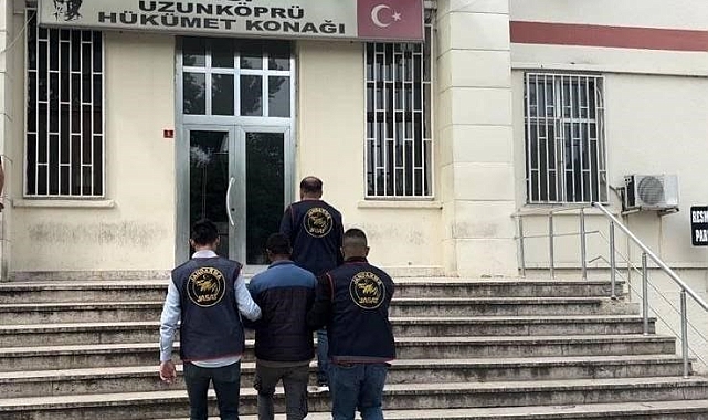 25 yıl hapis cezasıyla aranan şahıs Yunanistan sınırına yakın bölgede yakaladı