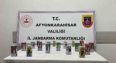 Afyonkarahisar'da 20 bin TL değerinde elektronik sigara yakalandı