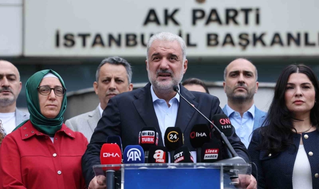 AK Parti İstanbul İl Başkanı Kabaktepe: &quot;Bugün İsrail&#039;in tüm insanlığa yönelik başlattığı soykırımın üzerinden 1 yıl geçti&quot;