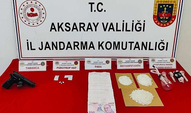 Aksaray&#039;da uyuşturucu tacirlerine jandarmadan darbe