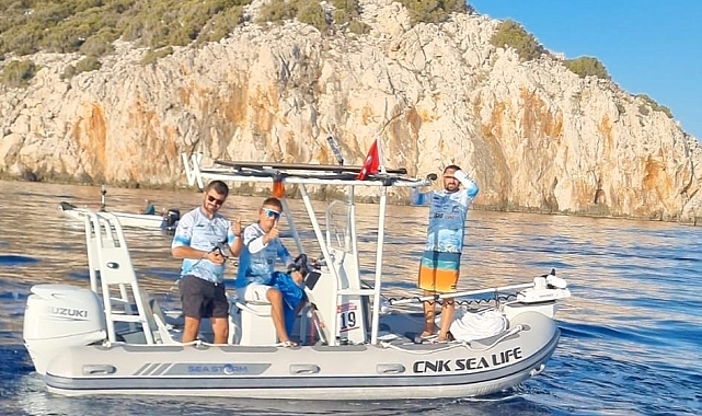 Antalya&#039;nın Kumluca ilçesinde en büyük balığı yakalama yarışması düzenlendi