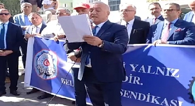 Belediye-İş Sendikası’na bağlı 30 Başkandan Iğdır’da işten çıkarılan işçilere destek