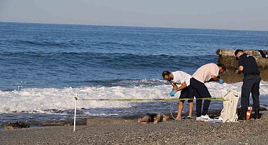 Cesedin yanında deniz keyfine devam ettiler