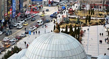 Erzurum'da kentte trafiğe kayıtlı araç sayısı 138 bin 917 oldu