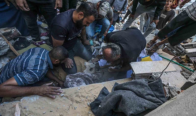 Gazze&#039;de can kaybı 42 bin 519&#039;a yaralıların sayısı ise 99 bin 546&#039;ya yükseldi