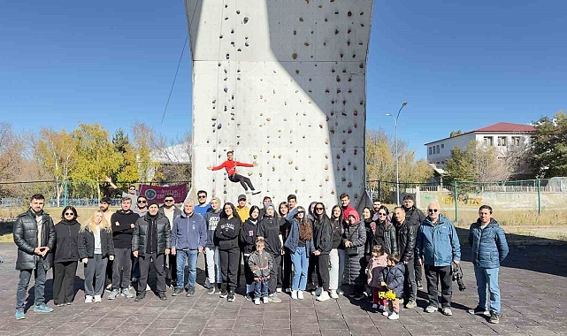 Geleneksel Spor Tırmanış Yarışması renkli görüntülere sahne oldu